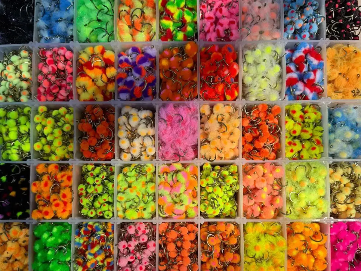 Hand-tied custom fishing flies for Muskegon and Grand River fishing in West Michigan